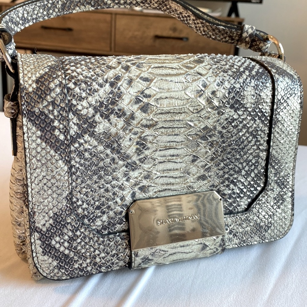 Stuart Weitzman - Snake Print Handbag